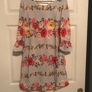 Old navy grey and Floral dress